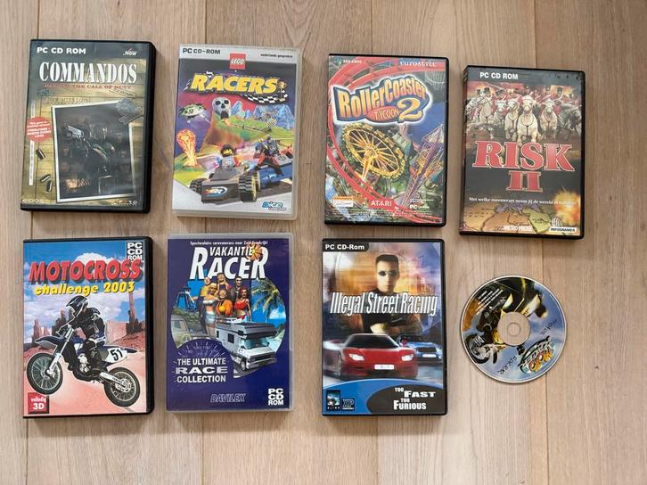 PC Games Collectie - Klassiekers! Prijs per stuk, Spelcomputers en Games, Games | Pc, Gebruikt, Strategie en Constructie, 1 speler