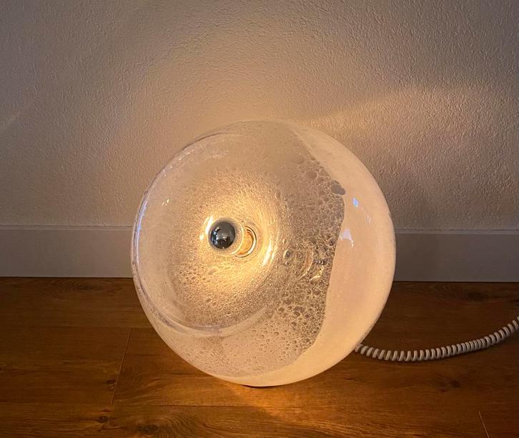 Vintage Sotis Murano glazen vloerlamp 70’s, Huis en Inrichting, Lampen | Vloerlampen, Zo goed als nieuw, Minder dan 100 cm, Glas
