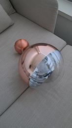 Design hanglamp, brons-transparant-zilver, Huis en Inrichting, Lampen | Hanglampen, Ophalen, Zo goed als nieuw, Minder dan 50 cm