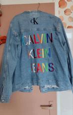 Calvin Klein Spijkerjas - Perfect voor Voor- en Najaar, Blauw, Maat 46/48 (XL) of groter, Ophalen of Verzenden, Zo goed als nieuw