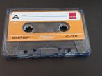 SHARP C-30 CASSETTEBANDJE, Overige genres, 1 bandje, Ophalen of Verzenden, Zo goed als nieuw