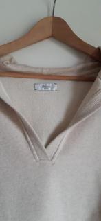 Cropped hoodie met V hals by AME ANTWERP, Kleding | Dames, Beige, Maat 42/44 (L), Ophalen of Verzenden, Zo goed als nieuw