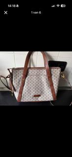 Fossil Handtas + Otto Kern Berlin portemonnee apart of samen, Ophalen, Zo goed als nieuw, Bruin, Handtas