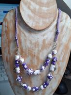 **SALE** ketting 0,50 eurocent, Ophalen of Verzenden, Zo goed als nieuw, Overige kleuren, Overige materialen