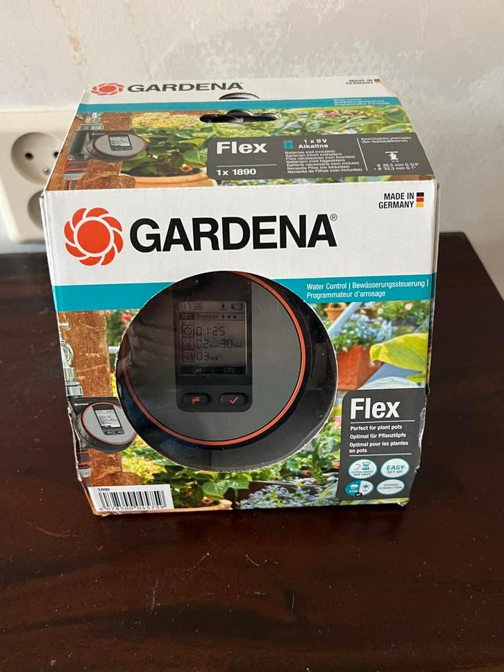 Gardena Flex Control Besproeiingscomputer, Tuin en Terras, Bewateringscomputers, Zo goed als nieuw, Bestuurbaar via app, Ophalen of Verzenden