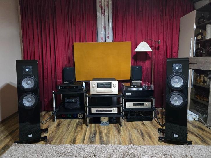 Audio-Stereo. Marten,Accuphase,Rega,Yamaha,Denon., Audio, Tv en Foto, Versterkers en Receivers, Zo goed als nieuw, Stereo, 120 watt of meer