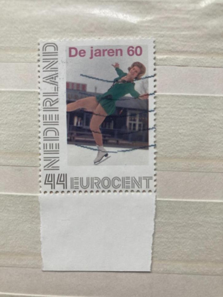 Persoonlijke postzegel de jaren 60 Sjoukje Dijkstra, Postzegels en Munten, Postzegels | Nederland, Gestempeld, Na 1940, Verzenden
