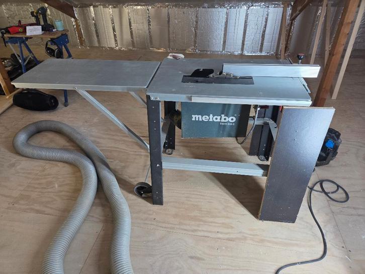Metabo TKHS 315C tafelcirkelzaagmachine incl. stofafzuig, Doe-het-zelf en Verbouw, Gereedschap | Zaagmachines, Zo goed als nieuw