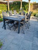 Hartman stoelen en tafel, Ophalen, Gebruikt, 6 zitplaatsen, Aluminium