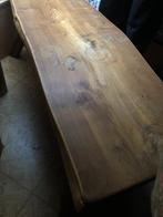 BOOMSTAM SALONTAFEL MASSIEF HOUT, Huis en Inrichting, Tafels | Salontafels, Minder dan 50 cm, Gebruikt, 100 tot 150 cm, Eikenhout