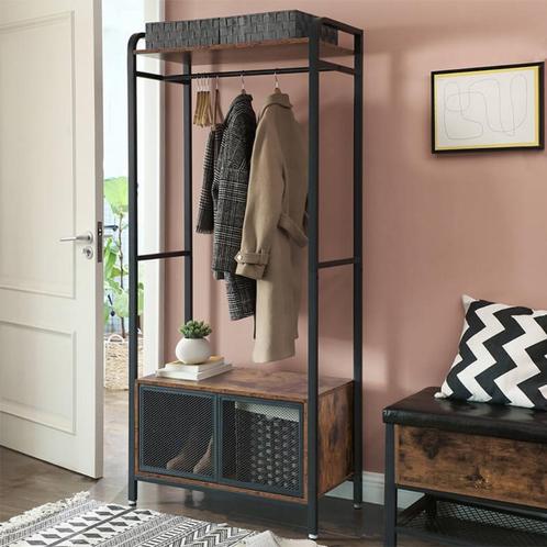 Kapstok met schoenenkast - Industrieel - 80x40x180, Huis en Inrichting, Kasten | Schoenenkasten, Nieuw, Ophalen