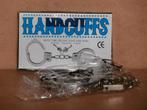 Handboeien Creative handcuffs dubbele lock & 2 sleutels rvs, Hobby en Vrije tijd, Ophalen of Verzenden, Nieuw