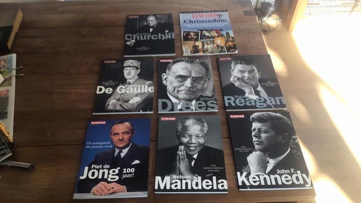 8 x uitgaven van Elseviers - over wereldleiders, Boeken, Geschiedenis | Wereld, Zo goed als nieuw, 20e eeuw of later, Ophalen of Verzenden