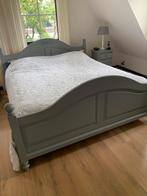 Te koop massief grenen slaapkamer 180x200 cm, Ophalen, Gebruikt, Tweepersoons, Landelijk