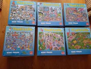 6 x That's Life puzzel 1000 stukjes. beschikbaar voor biedingen