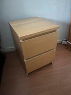 ★⭒ Ikea MALM nachtkastje ⭒★, Huis en Inrichting, Slaapkamer | Nachtkastjes, Ophalen, Zo goed als nieuw, Minder dan 45 cm, Minder dan 55 cm