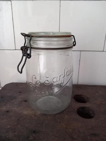 vintage weck voorraad pot Frans Parfait 1L gratis verzenden beschikbaar voor biedingen