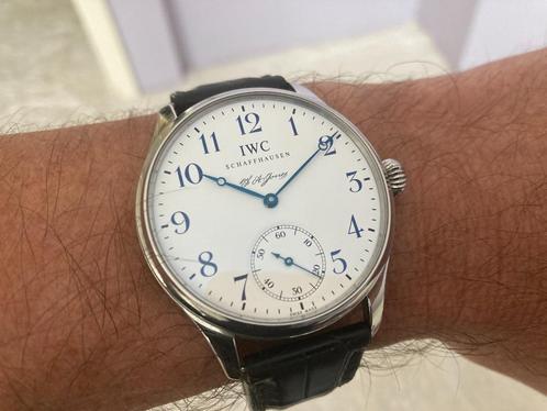 IWC Portuguese Fa Jones, Sieraden, Tassen en Uiterlijk, Horloges | Heren, Gebruikt, Polshorloge, Overige merken, Staal, Leer, Ophalen