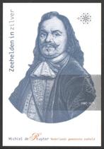 Ansichtkaart Nederlandse Zeehelden: Michiel de Ruyter 2, Verzamelen, Ophalen of Verzenden, 1980 tot heden, Ongelopen, Politiek en Historie