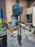 Elektrische kettingtakel met loopkat - 2000kg hefvermogen, Ophalen, Gebruikt, Elektrisch