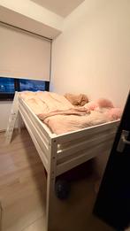 Bed, hoogslaper, kinderbed 90x200, Huis en Inrichting, Ophalen, 90 cm, Eenpersoons, Wit