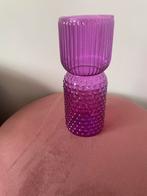 Paars vaasje Kwantum, Huis en Inrichting, Woonaccessoires | Vazen, Ophalen, Overige kleuren, Minder dan 50 cm, Glas