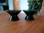 Twee Iittala Kaarsenhouders - Kaj Franck Design, Ophalen of Verzenden, Minder dan 50 cm, Groen, Glas
