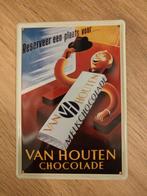 Van Houten Chocolade Reclamebord - Nieuwstaat, Ophalen of Verzenden