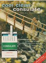 Retro reclame 1970 Consulate sigaretten koel als 'n beekje, Verzenden, Overige typen