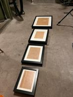 IKEA RIBA fotolijsten zwart (13 stuks), Ophalen, Zo goed als nieuw