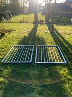 RVS Poort en RVS Kiepraam, Ophalen, Gebruikt, 200 cm of meer, 150 tot 200 cm