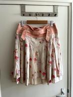 Rokje met bloemenprint, Kleding | Dames, Rokken, Maat 38/40 (M), ZNJ, Ophalen of Verzenden, Roze