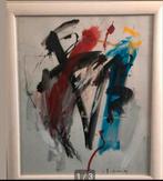 Groot Abstract Schilderij, Jochem Bakker, Ingelijst, Ophalen