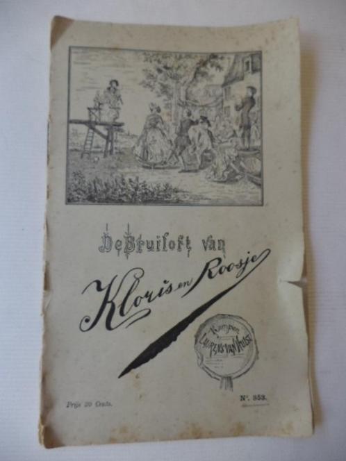 De Bruiloft van Kloris en Roosje, 2e druk, uit 1892, nr 353, Antiek en Kunst, Antiek | Boeken en Bijbels, Ophalen of Verzenden