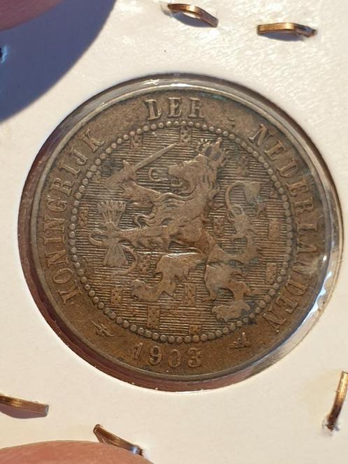 2.5 cent 1903 nr.2 (05), Postzegels en Munten, Munten | Nederland, 1 cent, Koningin Wilhelmina, Ophalen of Verzenden