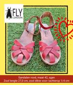 Fly London sandaaltjes rood, maat 42, zgan, Zo goed als nieuw, Fly London, Rood, Sandalen of Muiltjes