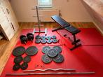 Fitness gewichten/onderdelen, Sport en Fitness, Ophalen, Zo goed als nieuw, Benen, Halterset