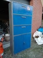 Metalen stalen archiefkast, Huis en Inrichting, Kasten | Roldeurkasten en Archiefkasten, Ophalen, 25 tot 50 cm, 150 tot 200 cm