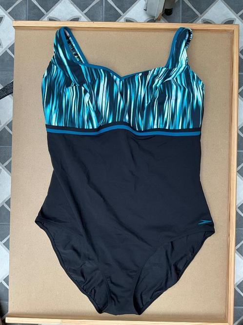 SPEEDO SCULPTURE BADPAK CONTOURLUXE ZWART  MAAT 48, Kleding | Dames, Badmode en Zwemkleding, Nieuw, Badpak, Zwart, Ophalen of Verzenden