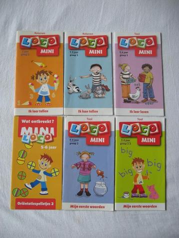 6x Mini Loco boekje 5-6 jaar, groep 2 beschikbaar voor biedingen