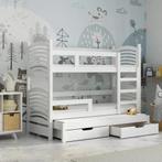 Stapelbed JAN 3 160x75 | 180x75 inclusief witte KLEUR, Verzenden, Nieuw, Stapelbed