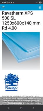 Iso 18pakken 120dik nieuw, 12 cm of meer, Muurisolatie, Nieuw, Ophalen of Verzenden