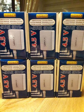 Lemax - 'Power Adapter' - 4,5 V - 3-output - Wit beschikbaar voor biedingen