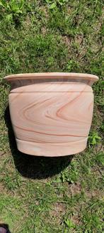 Grote zware terracotta bloempot 32,5 doorsnee 25 hoog, Tuin en Terras, Bloempotten, Ophalen, Zo goed als nieuw, Rond, 25 tot 40 cm