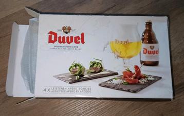Duvel Leistenen Onderzetters - Nieuw in Doos beschikbaar voor biedingen