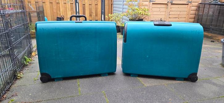 Carlton kofferset 2 koffers, Sieraden, Tassen en Uiterlijk, Koffers, Gebruikt, Hard kunststof, 70 cm of meer, 55 cm of meer, Ophalen