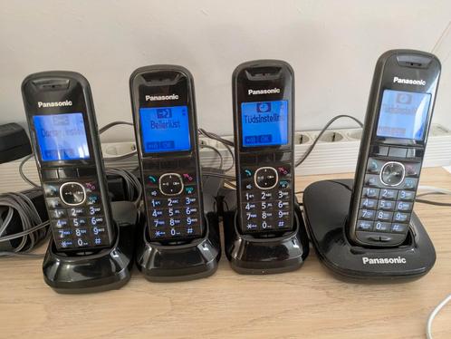 Panasonic Dect Telefoon 4x set, Telecommunicatie, Vaste telefoons | Handsets en Draadloos, Gebruikt, Ophalen of Verzenden