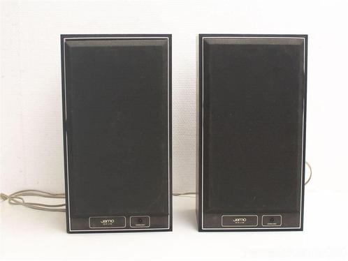 2 Jamo luidsprekers HI FI 7-70 24072, Audio, Tv en Foto, Luidsprekers, Gebruikt, Front, Rear of Stereo speakers, 60 tot 120 watt