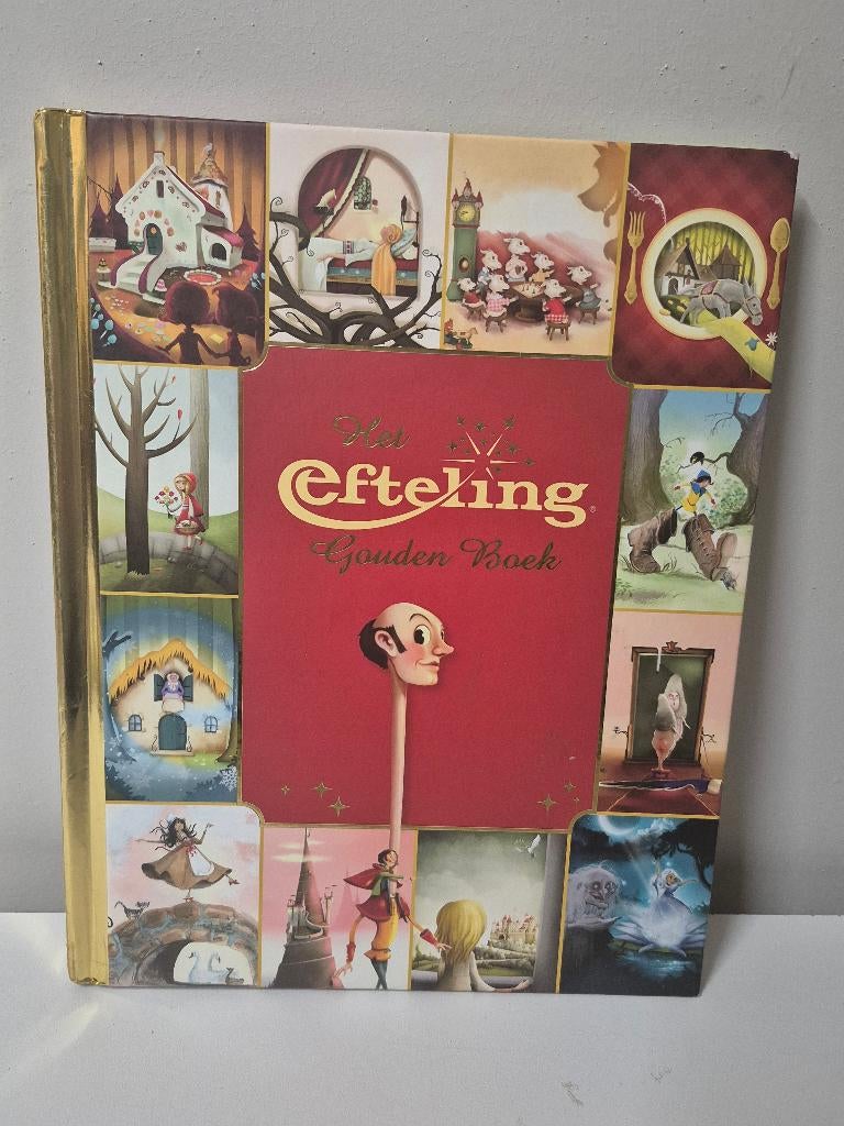 Heel mooi Efteling gouden boek, Verzamelen, Efteling, Ophalen of Verzenden, Gebruikt, Overige typen