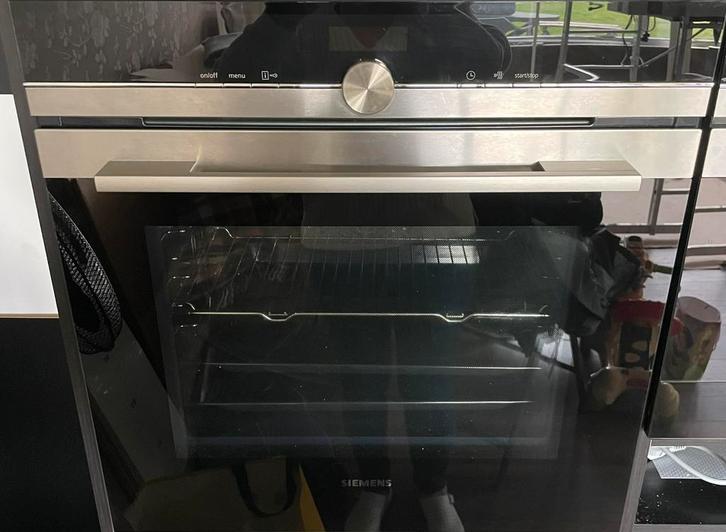 Siemens IQ700 inbouwoven, Witgoed en Apparatuur, Ovens, Zo goed als nieuw, Inbouw, Oven, 45 tot 60 cm, 45 tot 60 cm, Hete lucht